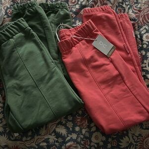 OC Women's Green and Pink Joggers